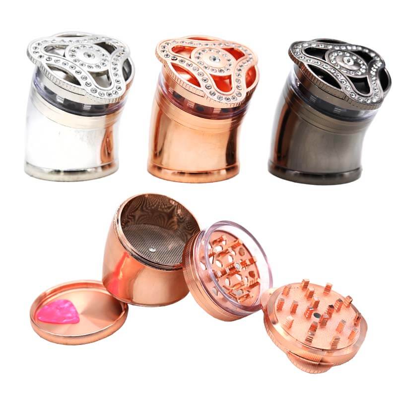 Tuff Shredder Bent Shape 4 Part Grinder (TS10014) | 63mm | Spinner product image